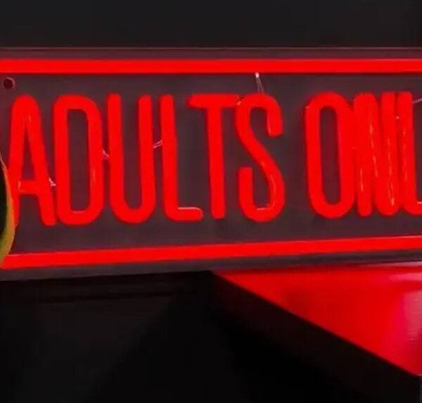 ADULTS ONLY NEON SIGN 😈 - Image 2