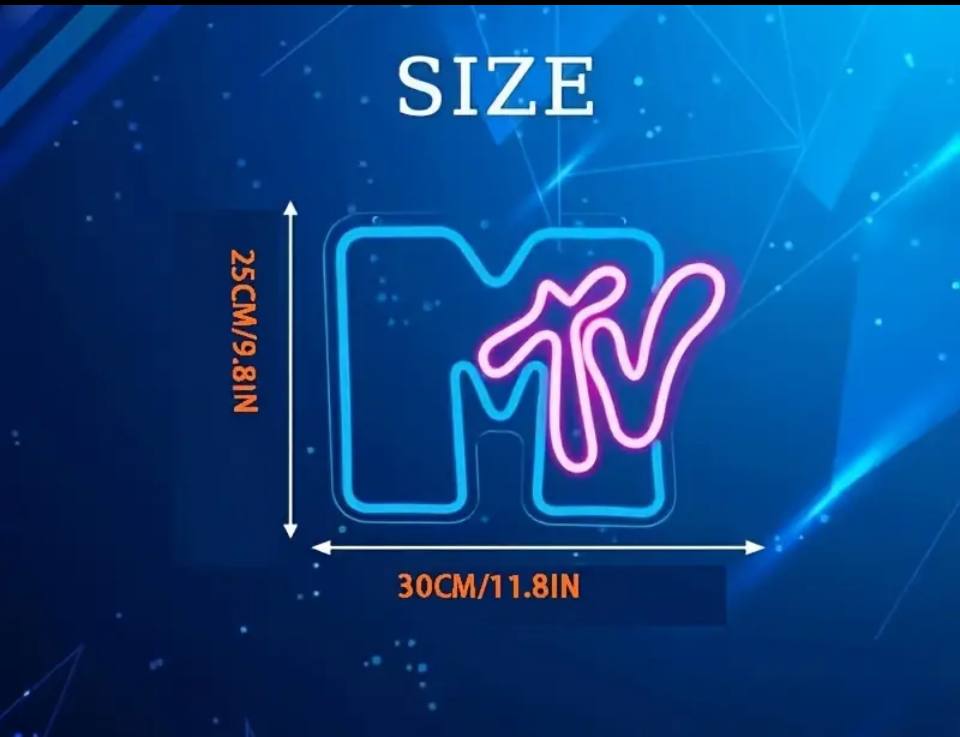 MTV Neon LED Sign - Image 3
