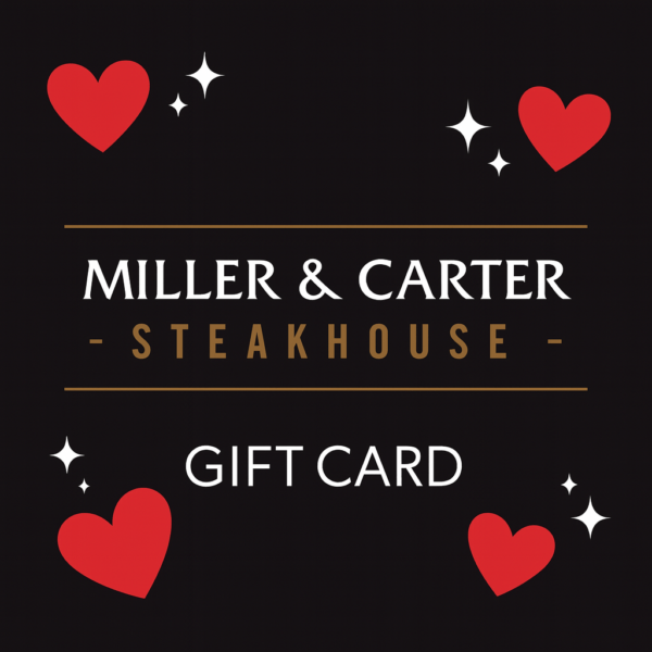 Miller & Carter Gift Card £125 -Valentine’s 💘