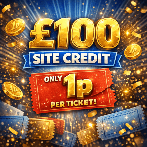 £100 Site Credit - 1p per ticket