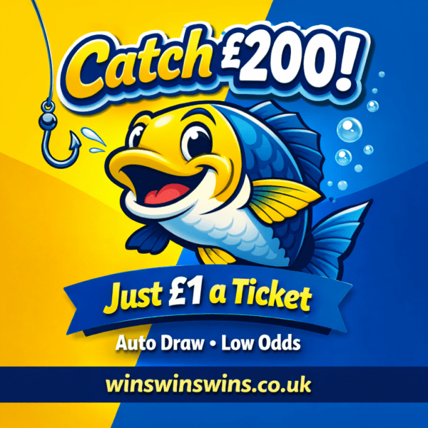 Β£200 CASH - Β£1 to enter - Low odds - Auto draw