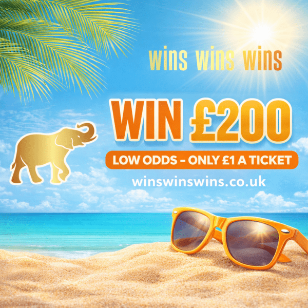 £200 CASH   - £1 to enter - Low odds - Auto draw