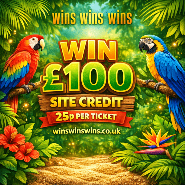 Win £100 Site Credit 0nly 25p