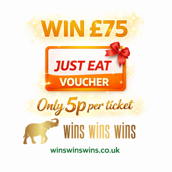 🔥 WIN £75 JUST EAT VOUCHER 🔥