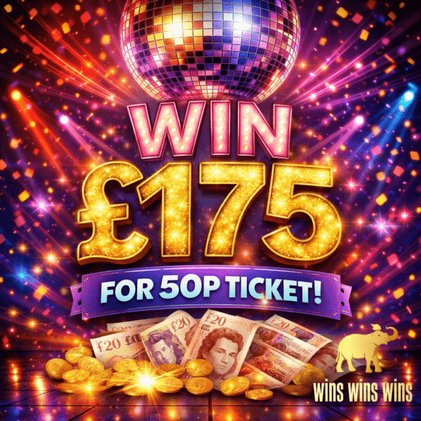Win £175 - only 50p per ticket