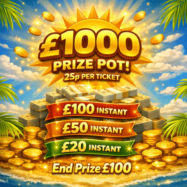 💰 £1000 Prize Pot! 💰