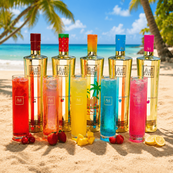 AU VODKA SUMMER FRUITS BUNDLE - 5 BOTTLES