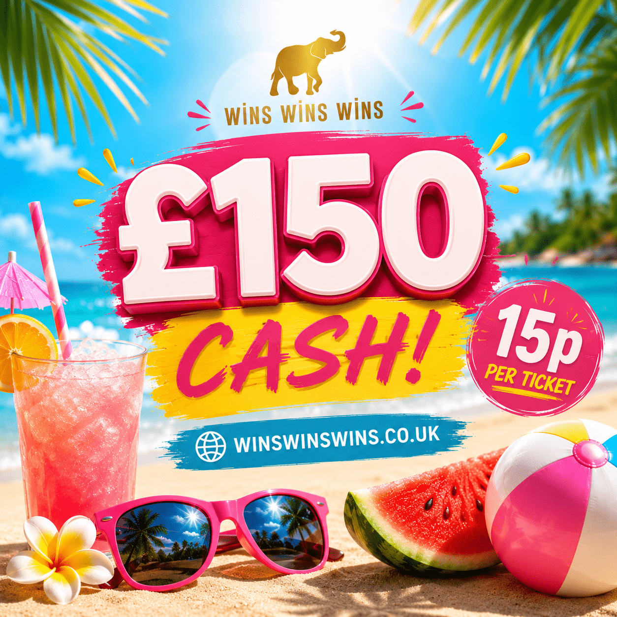 ☀️ SUMMER CASH GIVEAWAY! £150 ☀️