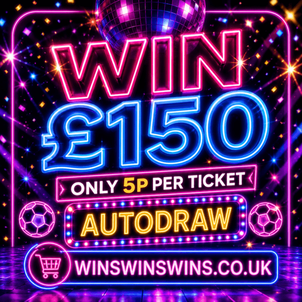 💷 WIN £150 CASH! 💷 Just 5p per ticket! 🤯