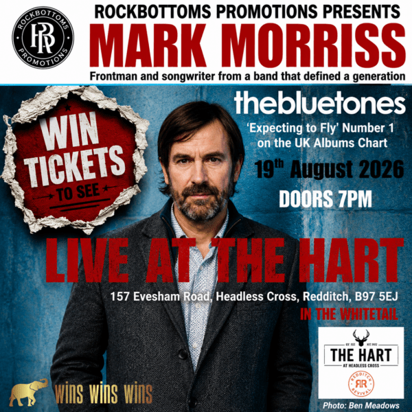 WIN 2 TICKETS to see MARK MORRISS (The Bluetones) LIVE! 🎸