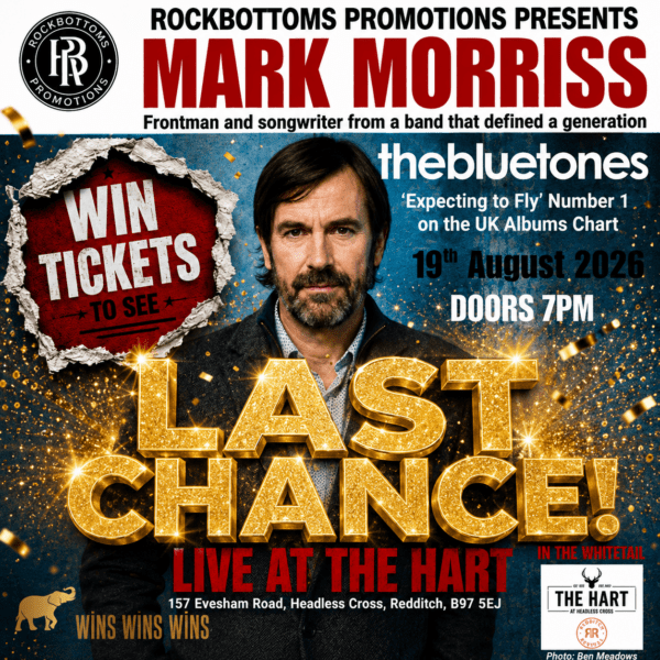 WIN 2 TICKETS to see MARK MORRISS (The Bluetones) LIVE! 🎸