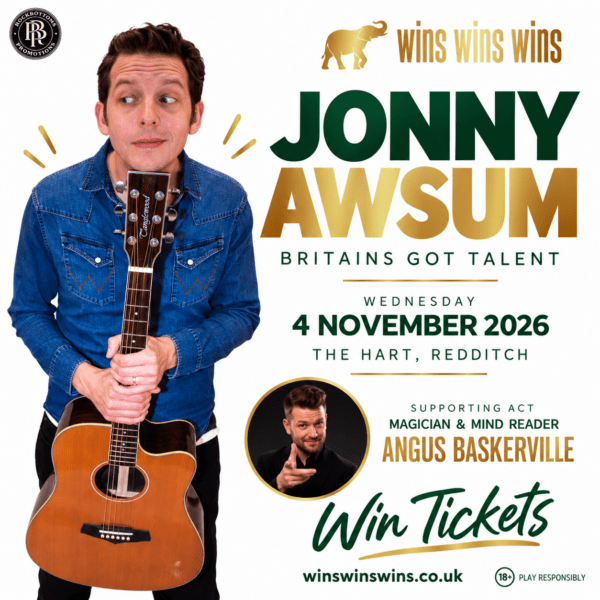 🎟️ WIN TICKETS TO SEE JONNY AWSUM! 🎟️