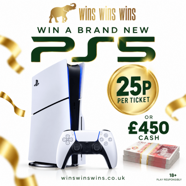 ๐ฎ WIN A BRAND NEW PS5! OR ๐ท ยฃ450 CASH