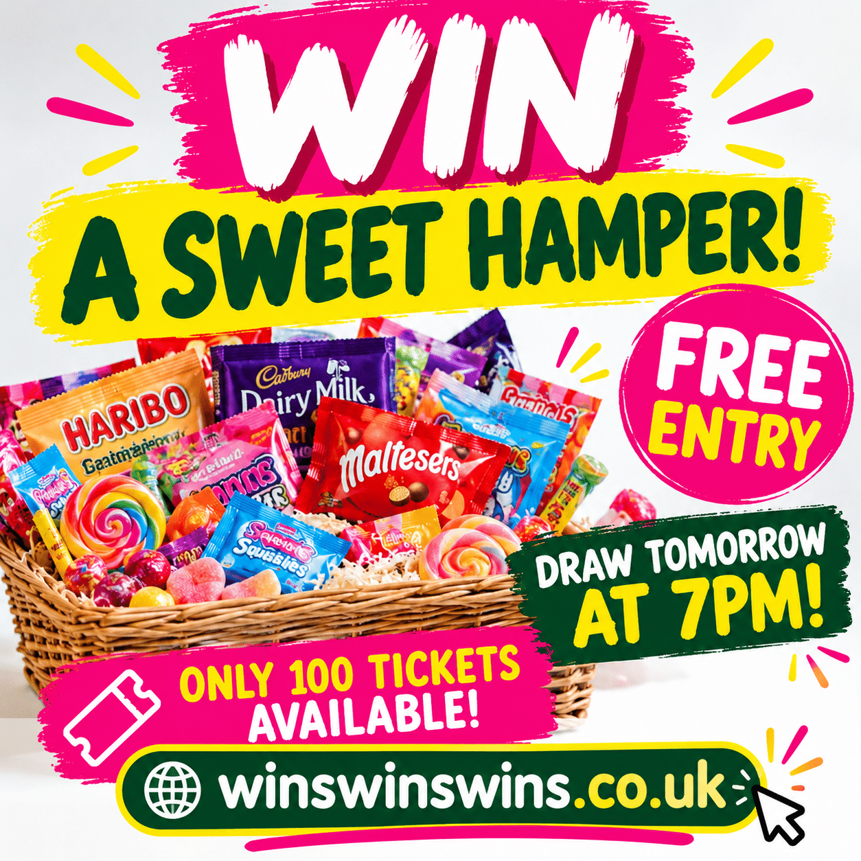 π¬π FREE ENTRY SWEET HAMPER! ππ¬