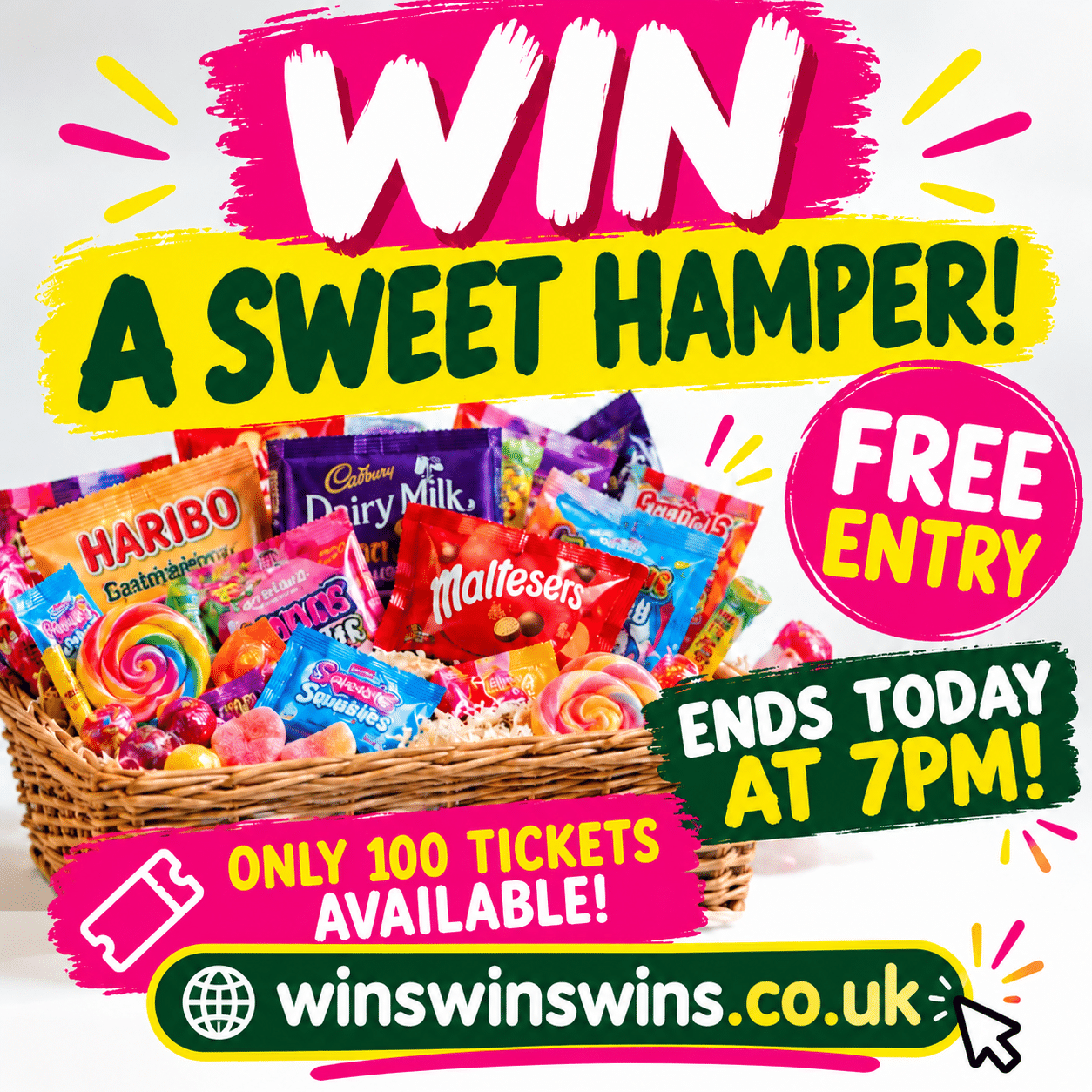 π¬π FREE ENTRY SWEET HAMPER! ππ¬