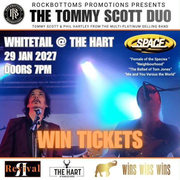 WIN 2 TICKETS to see the Tommy Scott Duo — featuring Tommy Scott