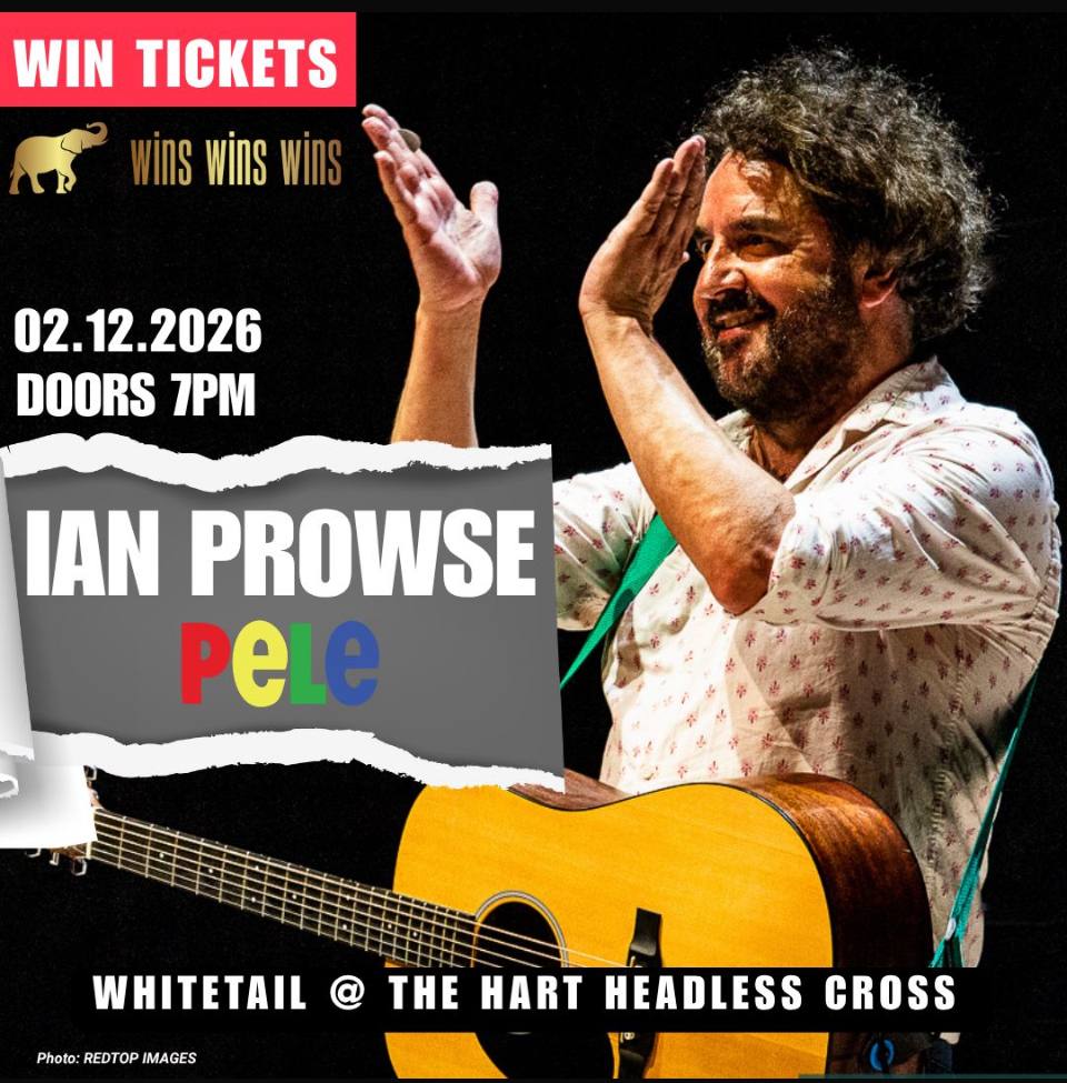 🎸🎟️ WIN TICKETS TO SEE IAN PROWSE LIVE! 🎟️🎸